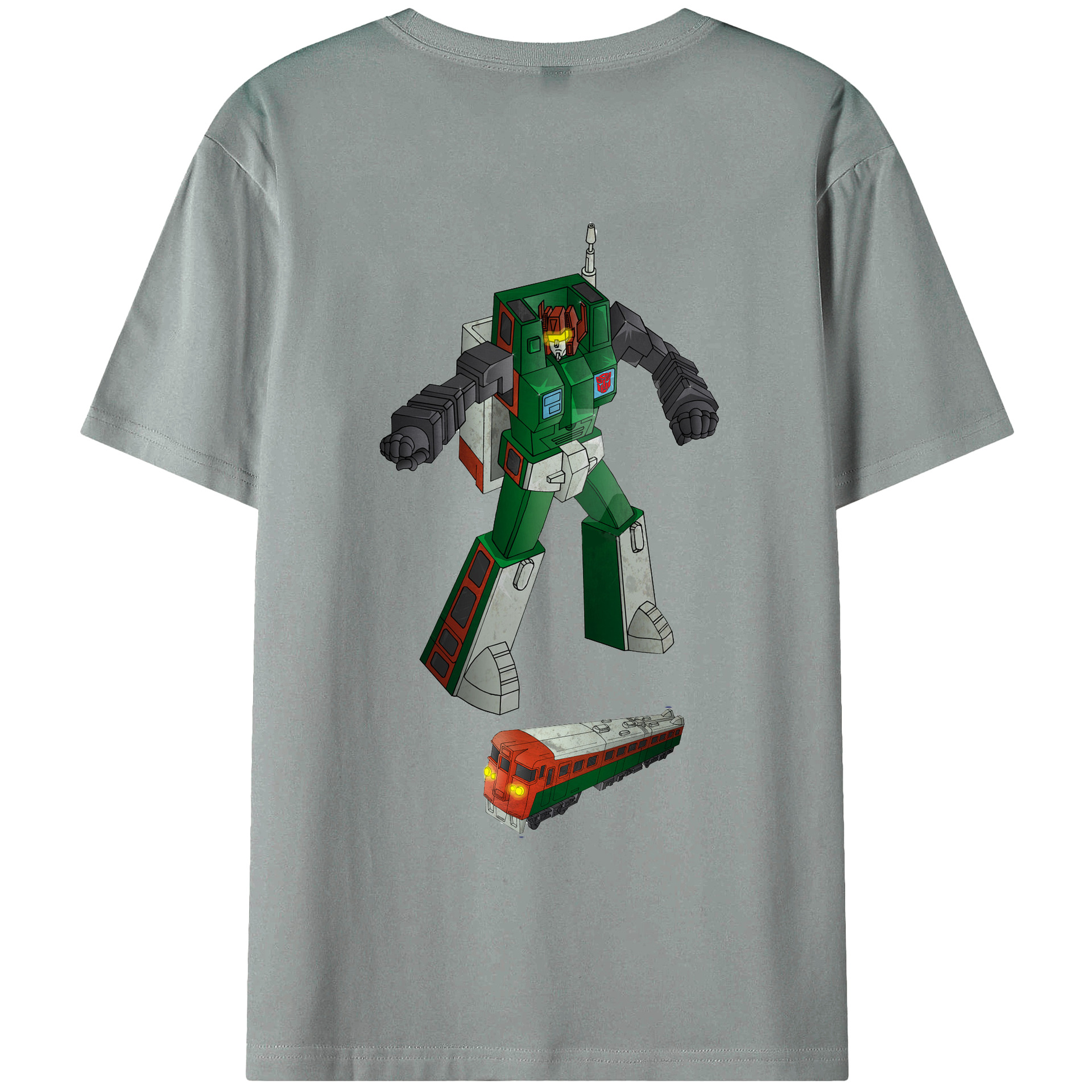 （画像用）  綿100％ メンズ半袖Tシャツ（バックプリント） 通気性